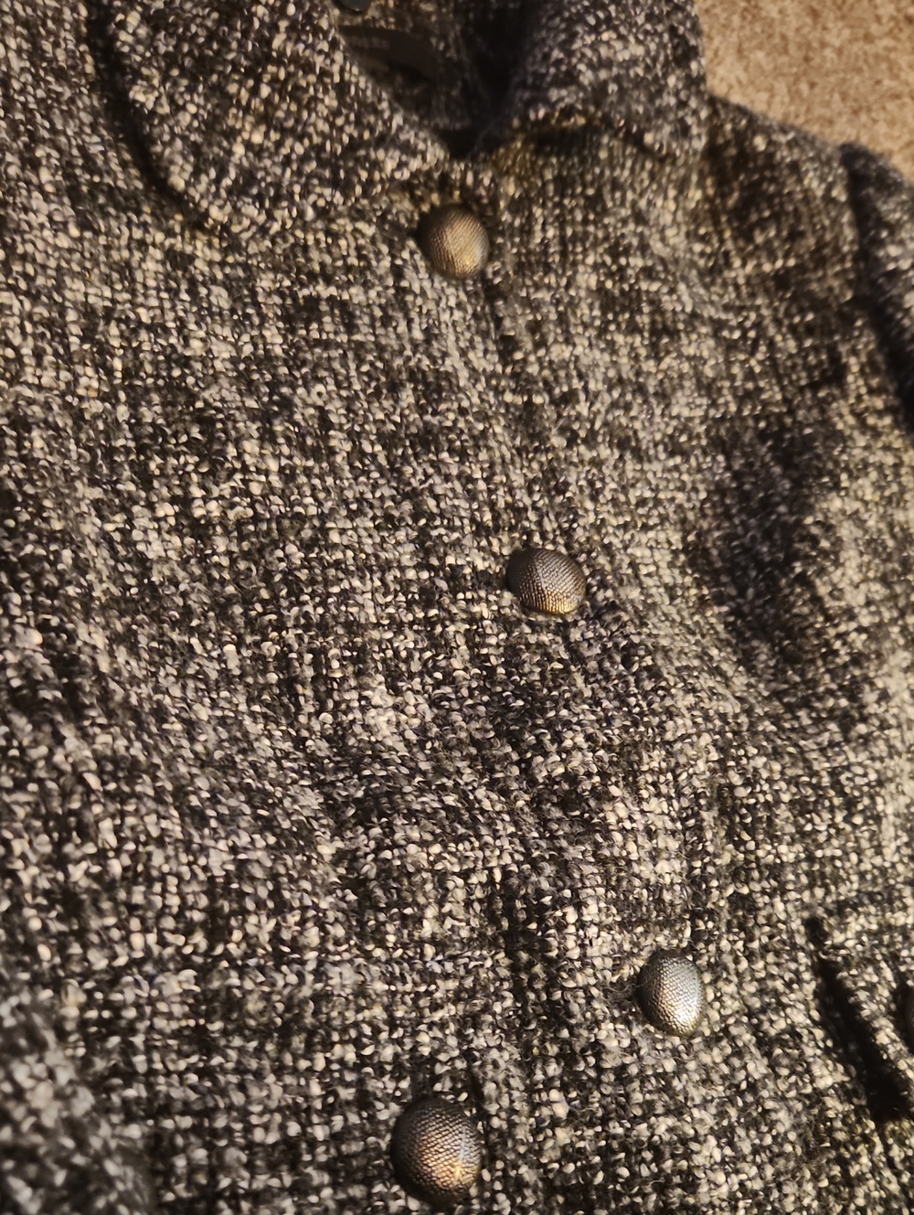 Express Button-Up Collared Trench Coat - Size Small - Picture 3 of 8